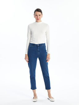 Straight Fit Kad?n Jean Pantolon