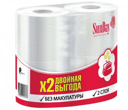 Туалетная бумага SunDay 2сл. 4шт.*30, арт. 9488