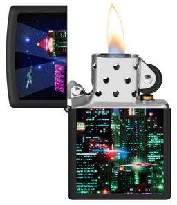 Зажигалка ZIPPO Кибергород | Cyber City 48506  фото 3