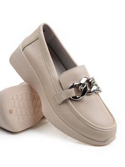 06-YG107-2 BEIGE Туфли женские (натуральная кожа)