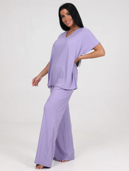 430 ПИЖАМА ЖЕНСКАЯ (брюки) (Сирень) - А-дина фото 3