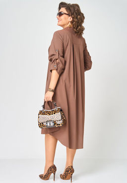 Платье EVA GRANT 7168 капучино