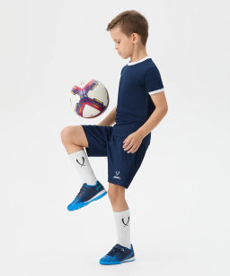 Футболка футбольная JOGEL CAMP Origin, темно-синий/белый, детский  фото 7