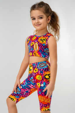 Летний костюм из бамбука для девочки Happyfox