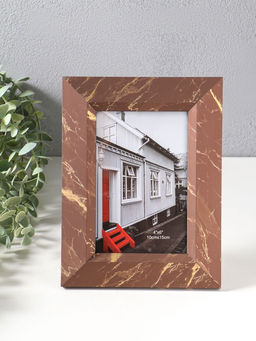 Фоторамка для фото 10×15 см «Гедеон», пластик, шоколад с под золотом, 21×16×2 см