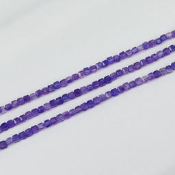 Бусины для украшений из Аметиста (96 бусин) 39 см