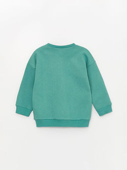 Bisiklet Yaka Uzun Kollu Tom and Jerry Bask?l? Erkek Bebek Sweatshirt - Waikiki фото 2