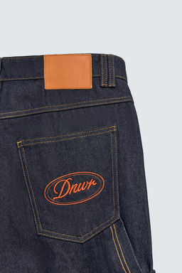 JEANS LOOSE FIT BORDADO / ?ndigo - Zara фото 12