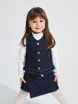 Basic K?z Bebek ?ort Etek ve K?lotlu ?orap 2li - Waikiki фото 3