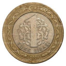 1 лира 2009 года Турция