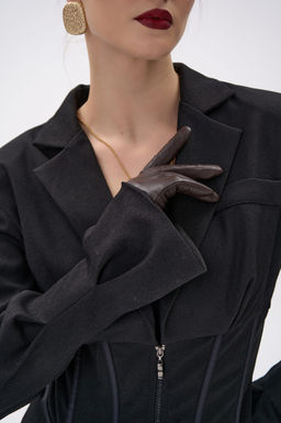 Пиджак  корсет Джуди (чёрный) - Эльза фото 3