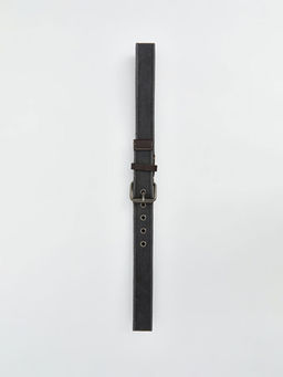 Deri G?r?n?ml? Erkek Kemer