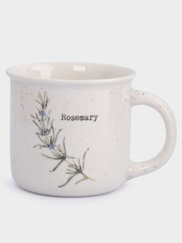 Кружка, 370 мл, фарфор N, белая, в крапинку, Розмарин, Herbarium new - Anna lafarg фото 8