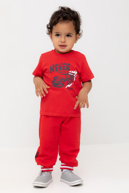 Crockid _ КР 400809/красный к548 брюки д/мал яс  фото 2