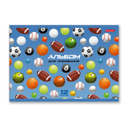 Светоч 12АЛСК4_1_3_9 Альбом для рисования 100 г/м2 A4 29 х 20.5 см на скобе 12 л. 10 шт. 000689 Заряд бодрости