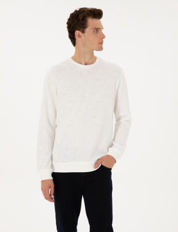 Ekru Regular Fit Sweatshirt
