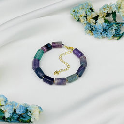 Браслет из Флюорита 16 см + - Радуга самоцветов фото 2