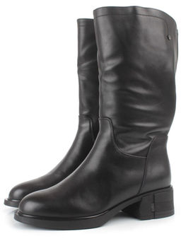 Z4230M BLACK Сапоги зимние женские (натуральная кожа, натуральный мех)