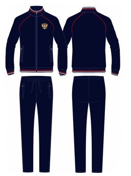 Спортивный костюм мужской RUSSIA 11M-RR-1488