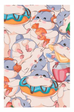 Держатель для карт "Hamster vibe" (6,5 х 10,4 см)