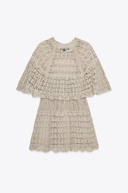 POINTELLE KNIT TOP WITH RUFFLE - Zara фото 6