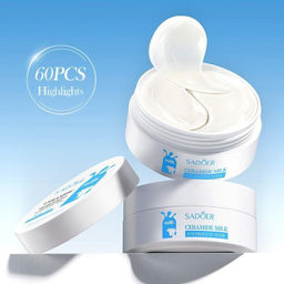 Sadoer Увлажняющие гидрогелевые патчи для глаз Milk Hydrating Eye Mask