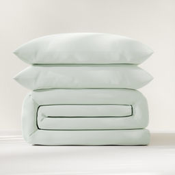 Постельное бельё LoveLife евро Green tea 200х215 см, 225х240 см, 50х70 3 см-2 шт, микрофибра 85 гр фото 7