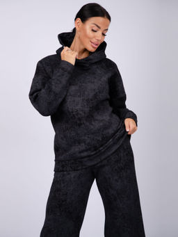 Костюм Винтаж чёрный, футер начес (М) - Малина фото 14