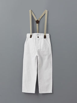 Beli Lastikli Ask?l? Erkek ?ocuk Pantolon