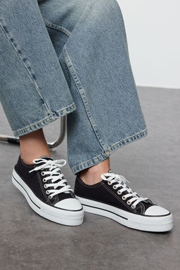 Trendyol Shoes Beyaz Bagc?kl? Yuksek Taban Kad?n Spor Ayakkab? TAKAW25SN00001 - Trendyolmilla фото 7