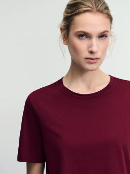 Базовая футболка из хлопка / Zarina фото 6