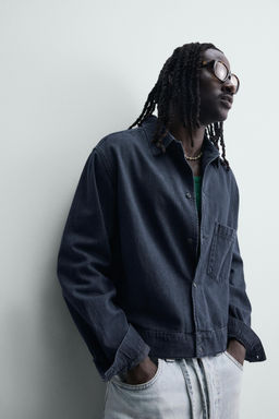SOBRECAMISA DENIM LIGERO / ?ndigo