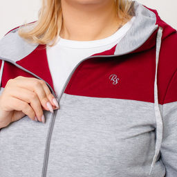 RODOS Спортивный костюм женский весна/лето М-236 Синий/Ментол/Светло-серый  фото 27