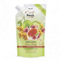 Витэкс EXOTIC FRESH Крем-мыло "ГУАВА И ГИБИСКУС", дой-пак 750мл.