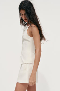 BUTTONED WAISTCOAT TOP - Zara фото 19