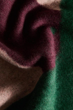 STRIPED BRANCH WOOL BLEND THROW X COLLAGERIE - Zara фото 5