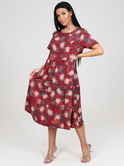 20 ПЛАТЬЕ ЖЕНСКОЕ (Красный) - А-дина фото 4