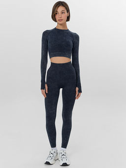 Джемпер женский для занятий спортом серый - Mark formelle фото 3