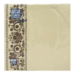 Ф602 Салфетки Bouquet Home 33*33, 3-х сл, 20л "Капучино".12