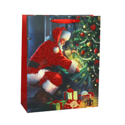 Цена за 12 шт. Пакет подарочный Новый год 26х32x10см / 2301-2 /уп 12/480/микс/210г/м2 - ГалеонТрейд фото 2
