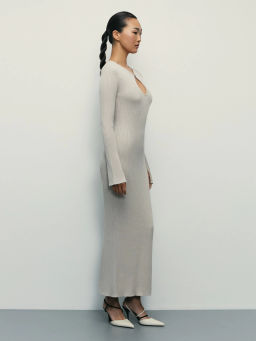 Вязаное платье облегающего кроя / Zarina  фото 3