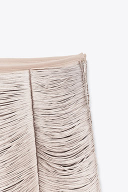 FRINGED MINI SKIRT - Zara фото 7