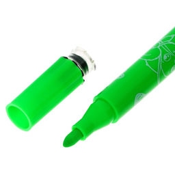 Фломастеры 12 цветов, Calligrata, кистевидный наконечник, с печатью