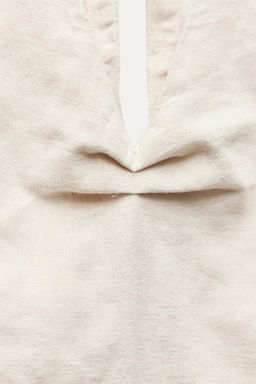 ZW COLLECTION COTTON HALTER TOP - Zara фото 7