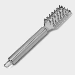 Цена за 2 шт. Рыбочистка Доляна Металлик, 20 см, цвет серебристый  фото 4