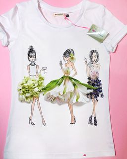 Эксклюзивная футболка Yana Pletneva упаковка плотный Zip пакет!