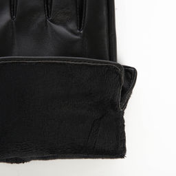 Перчатки женские, без утеплителя, безразмерные, чёрные