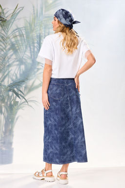 Юбка LAIKONY 872-2 небесно-синий  фото 3