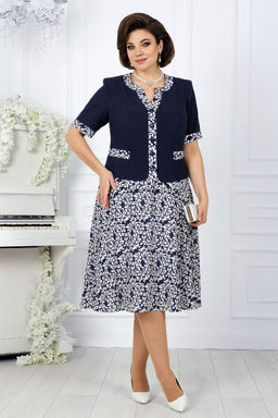 Платье Ninele 7431-Р темно-синий - Mira fashion фото 2546