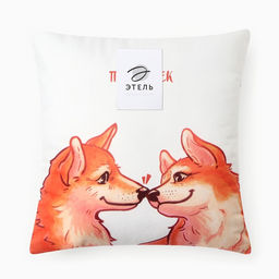 Подушка декоративная Этель. Влюблённая парочка, 40?40 см, велюр  фото 2